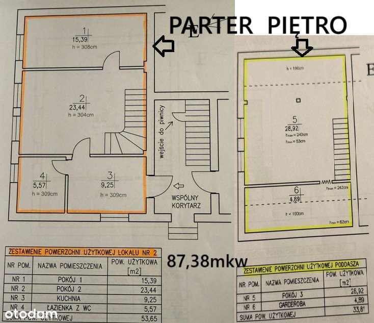 połowa domu w Stawie - duża działka-5
