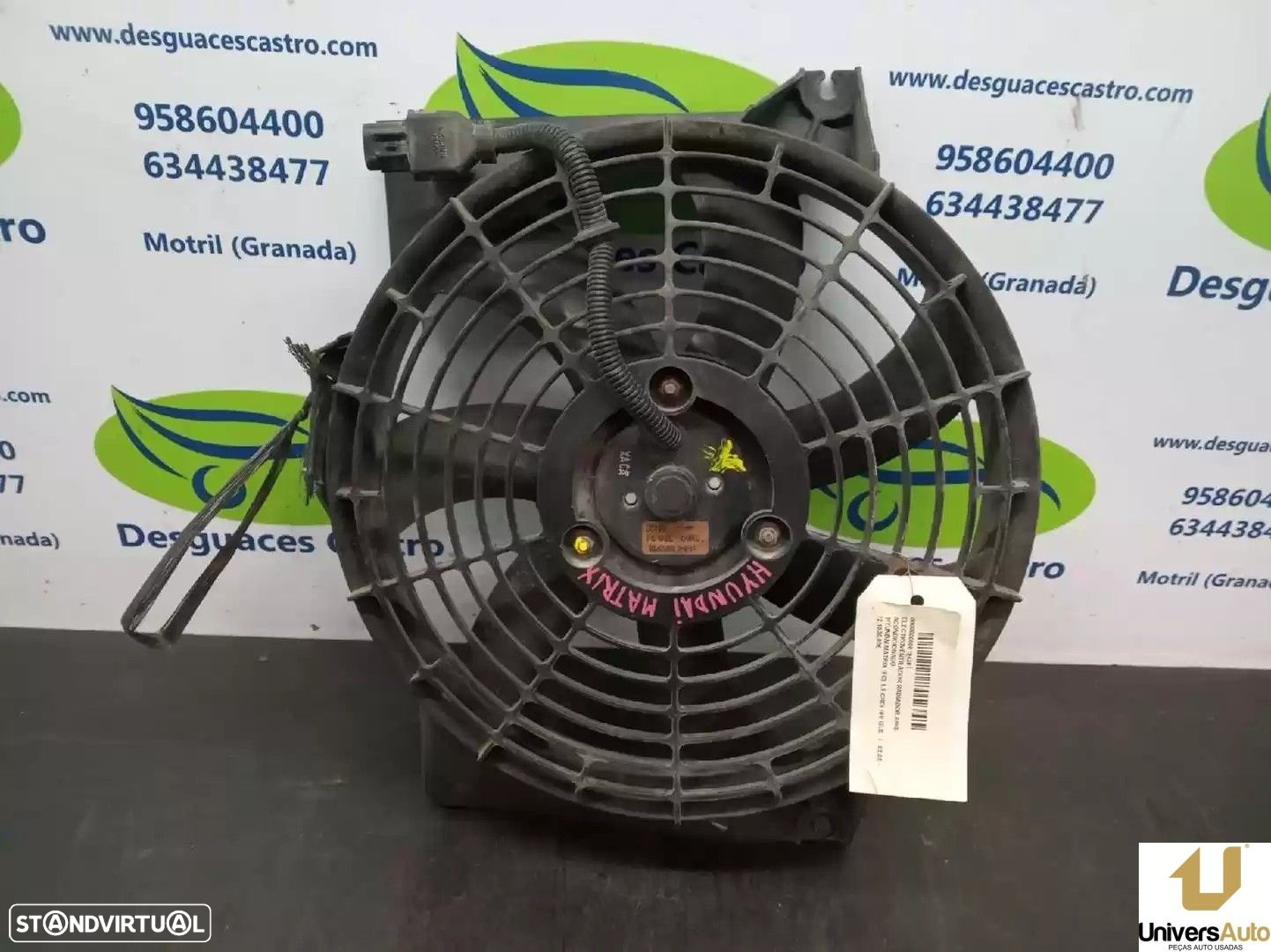 ELECTROVENTILADOR RADIADOR AR CONDICIONADO HYUNDAI MATRIX 2002 -WWP02M - 4