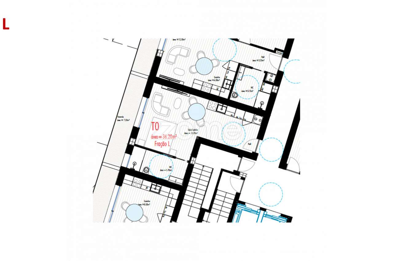 Apartamento T0 c/ Varanda, Freamunde, Paços de Ferreira (Fração L) - Grande imagem: 3/16