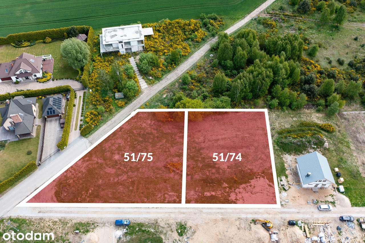 Atrakcyjne działki budowlane na obrzeżach Słupska – 1336 m² i 1456 m²-2