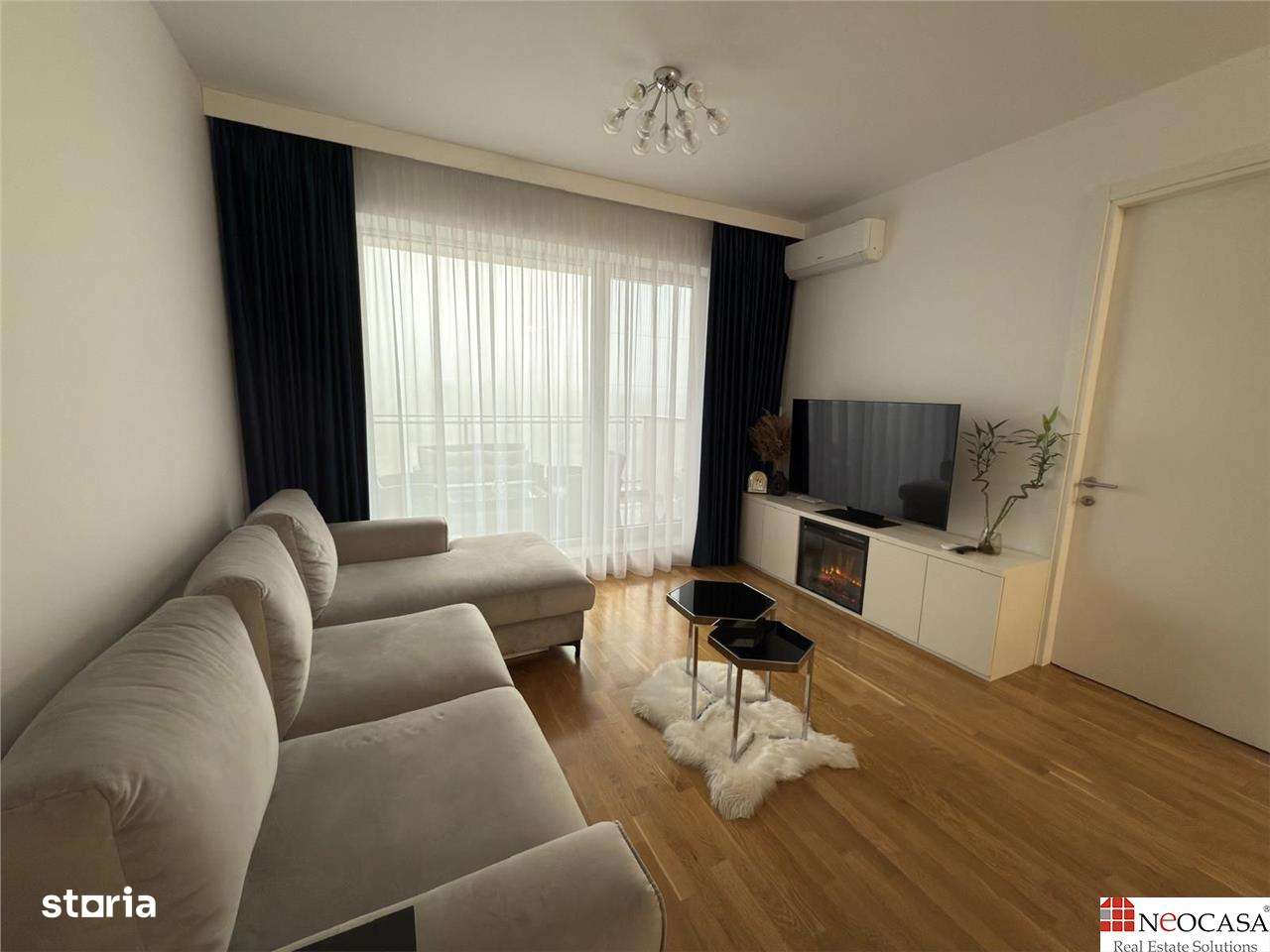 APARTAMENT 2 CAMERE DOMENII MOBILAT, UTILAT