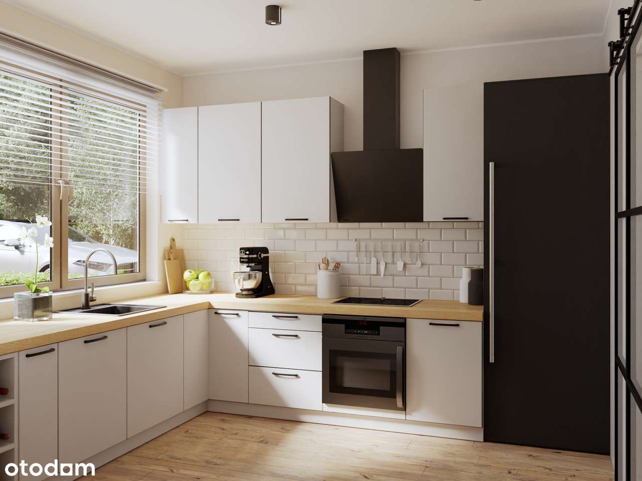 Skrajny segment szeregowca z ogrodem w lesie - Pełny obrazek: 4/13