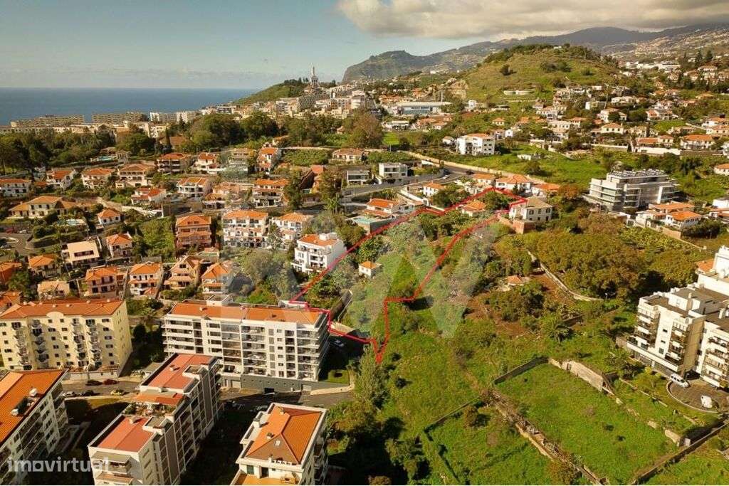 TERRENO EXTRAORDINÁRIAMENTE AMPLO no FUNCHAL EM ZONA PRIME DE 4.590m2 - Grande imagem: 4/30