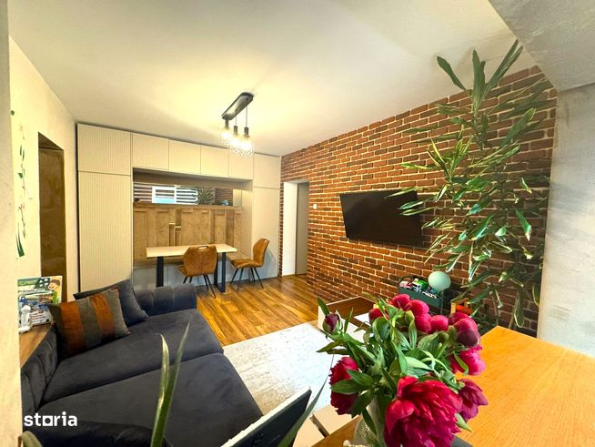 Apartament  cu 3 camere, mobilat utilat modern-1