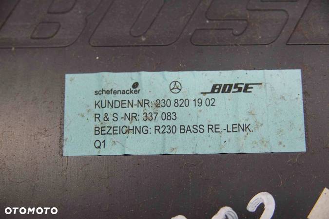 SUBWOOFER 2308201902 MERCEDES SL R230 - 2