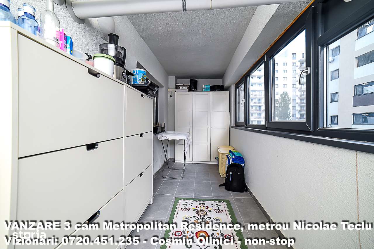 Vanzare 3 camere Metropolitan Residence, 90mp, et. 3, metrou N. Teclu-5