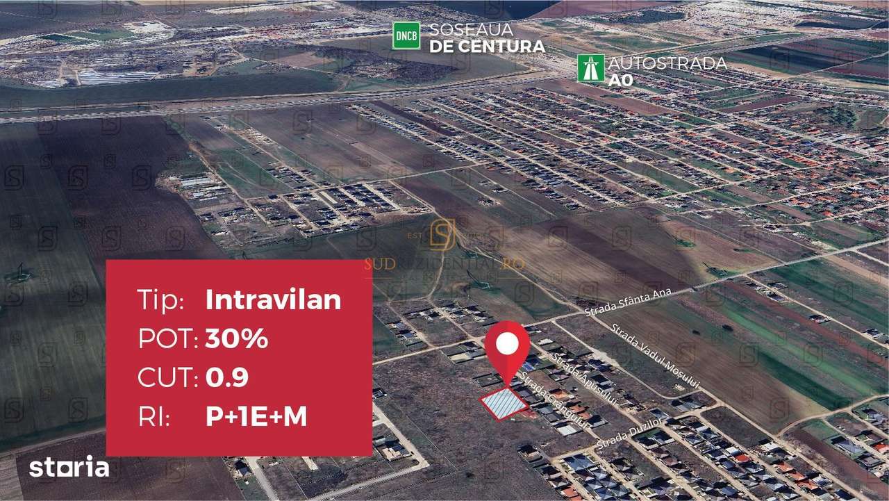 Teren intravilan excelent, suprafata 489 mp, intrare in comuna Berceni - Imagine principală: 2/15