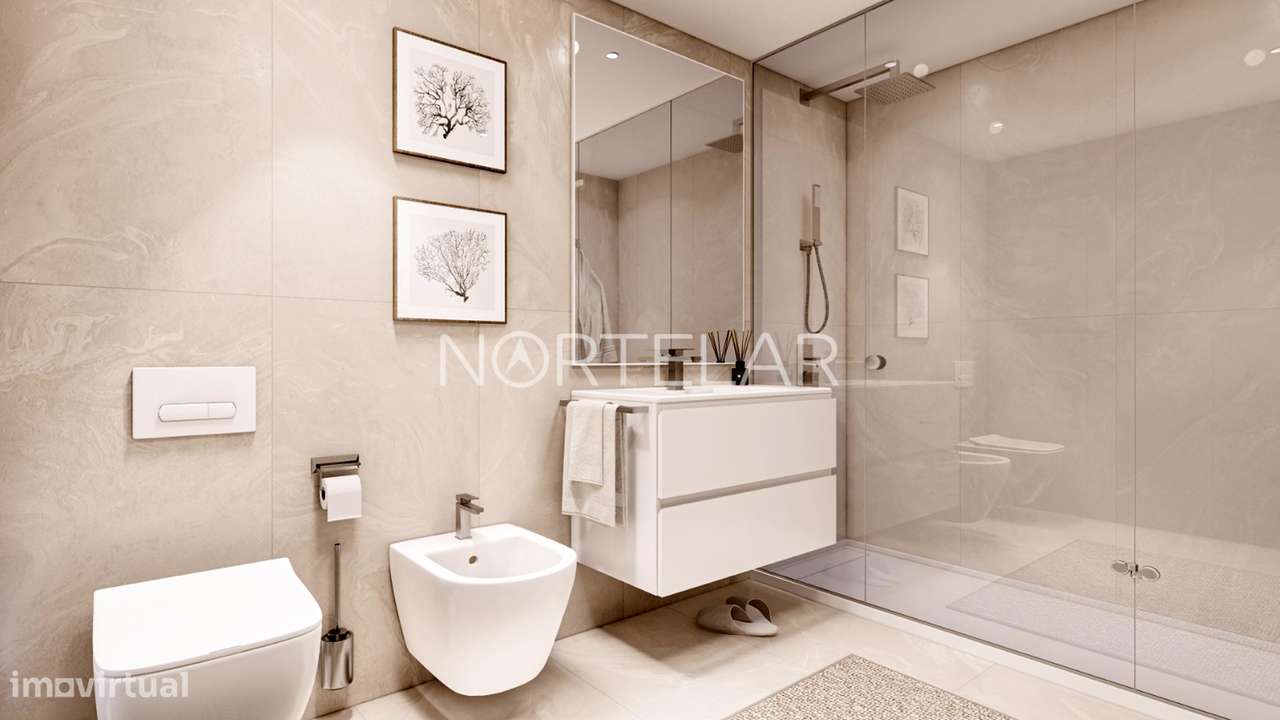 T3 novo com varanda ampla e garagem – Valongo-6