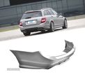 PARA-CHOQUES TRASEIRO TIPO C63 AMG PARA MERCEDES CLASSE C W204 KOMBI 07-14 SAIDA DUPLA - 2