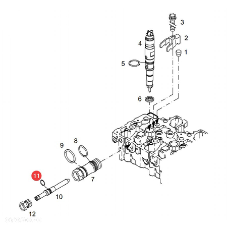 Pierścień oring Fendt F934201710080 Oryginał - 3