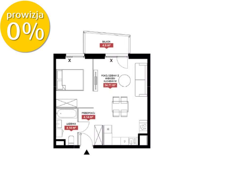 Promocja| Galeria Mokotów|Piękny widok|balkon 5 m2-8