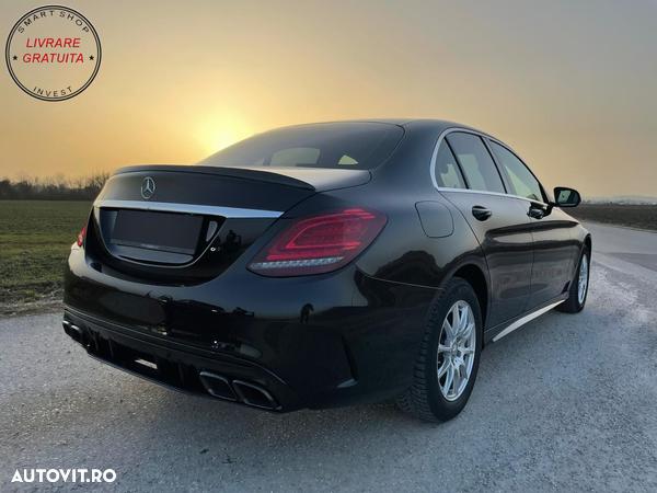 Bara Fata cu Difuzor Mercedes C-Class W205 S205 AMG Sport Line (2014-2020) C63S De- livrare gratuita - 14