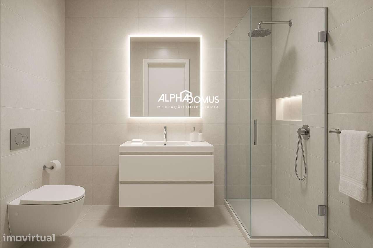 Apartamento T3 em construção em condomínio privado em Leiria-8