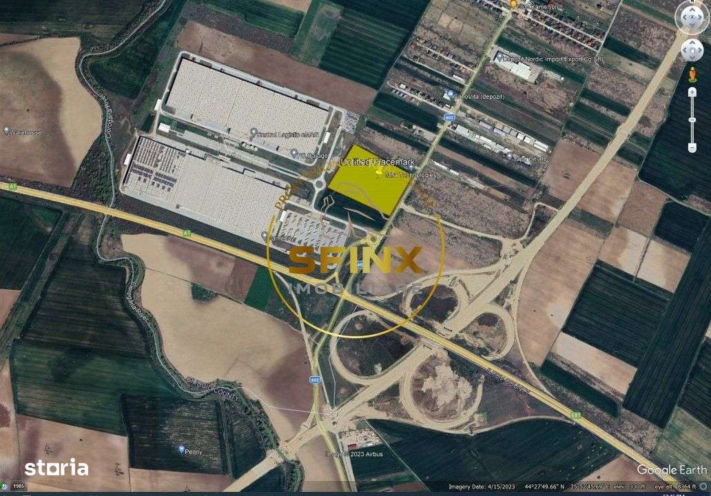 Teren 40000 mp autostrada A1 langa depozitele Emag si CTPark - Imagine principală: 4/11