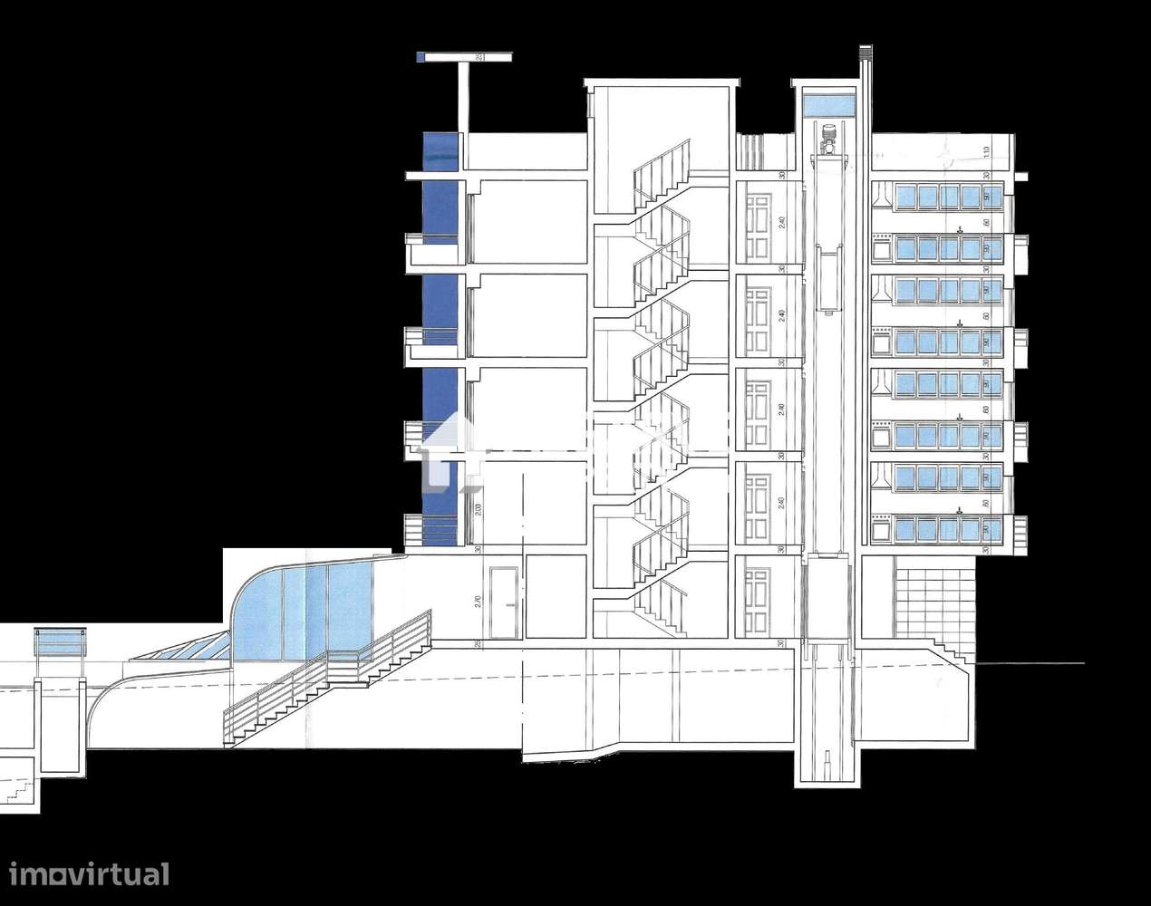 Apartamentos T3 em condomínio de arquitetura moderna com jardim perto-8