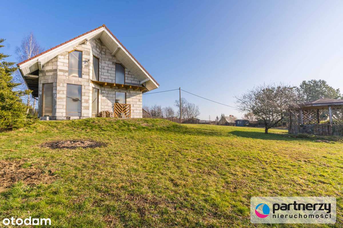 Duża działka z domem w stanie surowym zamkniętym! - Pełny obrazek: 4/13