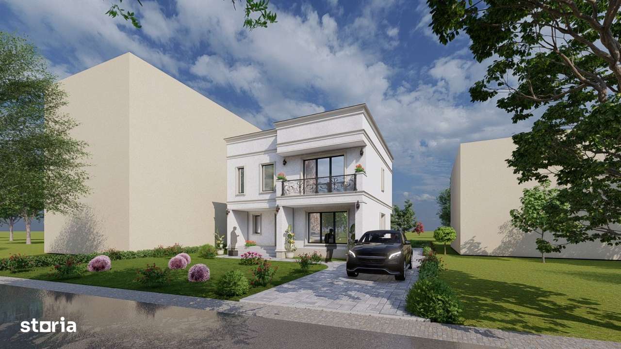 Vila Neoclasica zona CENTRALA Otopeni curte 500m2 - Imagine principală: 5/10