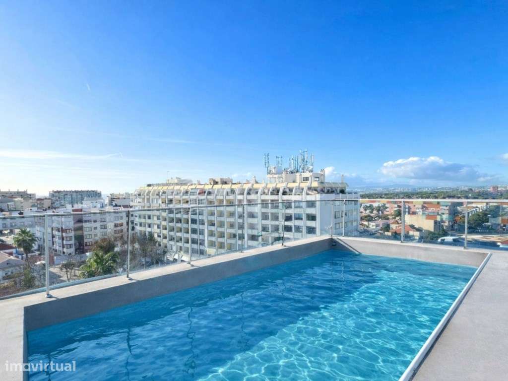 Penthouse c/ piscina privativa e 2 lugares de parqueamento na Costa... - Grande imagem: 2/55