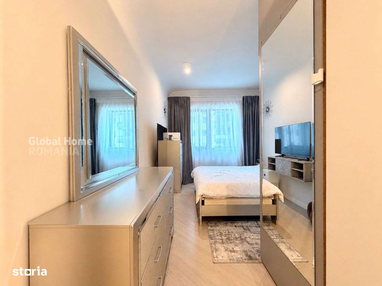 3 Rooms + Parking + Storage | Panoramic View | Cortina North - Pipera-10