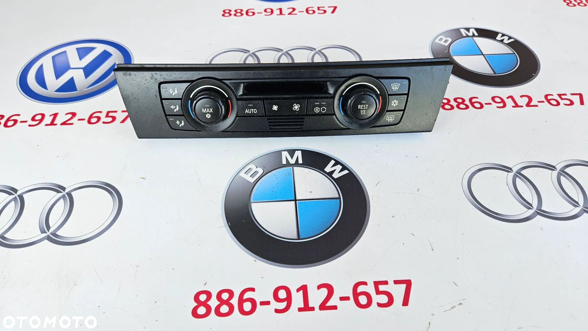 BMW 3 E90 Panel klimatyzacji Sterowanie nawiewem panel klimy AC Panel obsługi automatycznej klimatyzacji  6965376 - 1