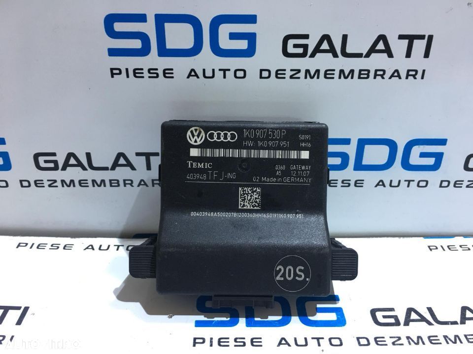 Calculator / Modul control CAN Gateway VW Touran 1.9TDI BKC 2003 - 2010 COD : 1K0907530P - 1