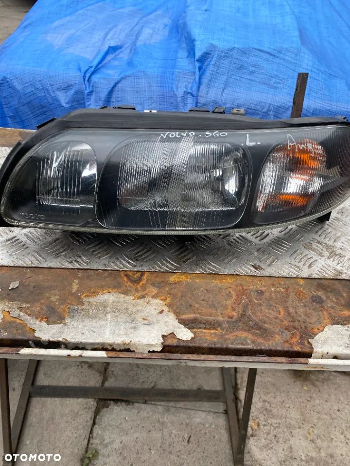 volvo s60 lampa reflektor lewy przód przednia lewa 8659608 - 1