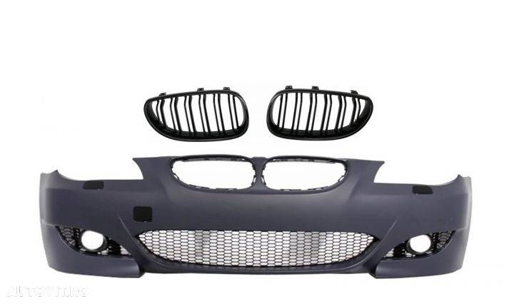 Bara Fata M5 Look cu Grile Centrale Tuning BMW Seria 5 E60/E61 2003 2 - 1