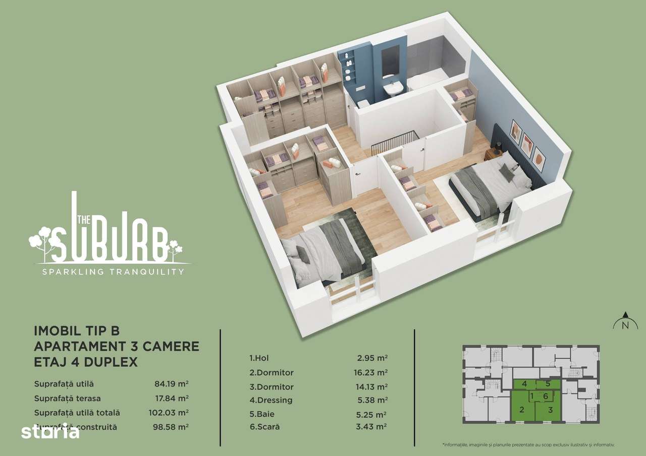 Duplex 3 camere The Suburb Buftea-9