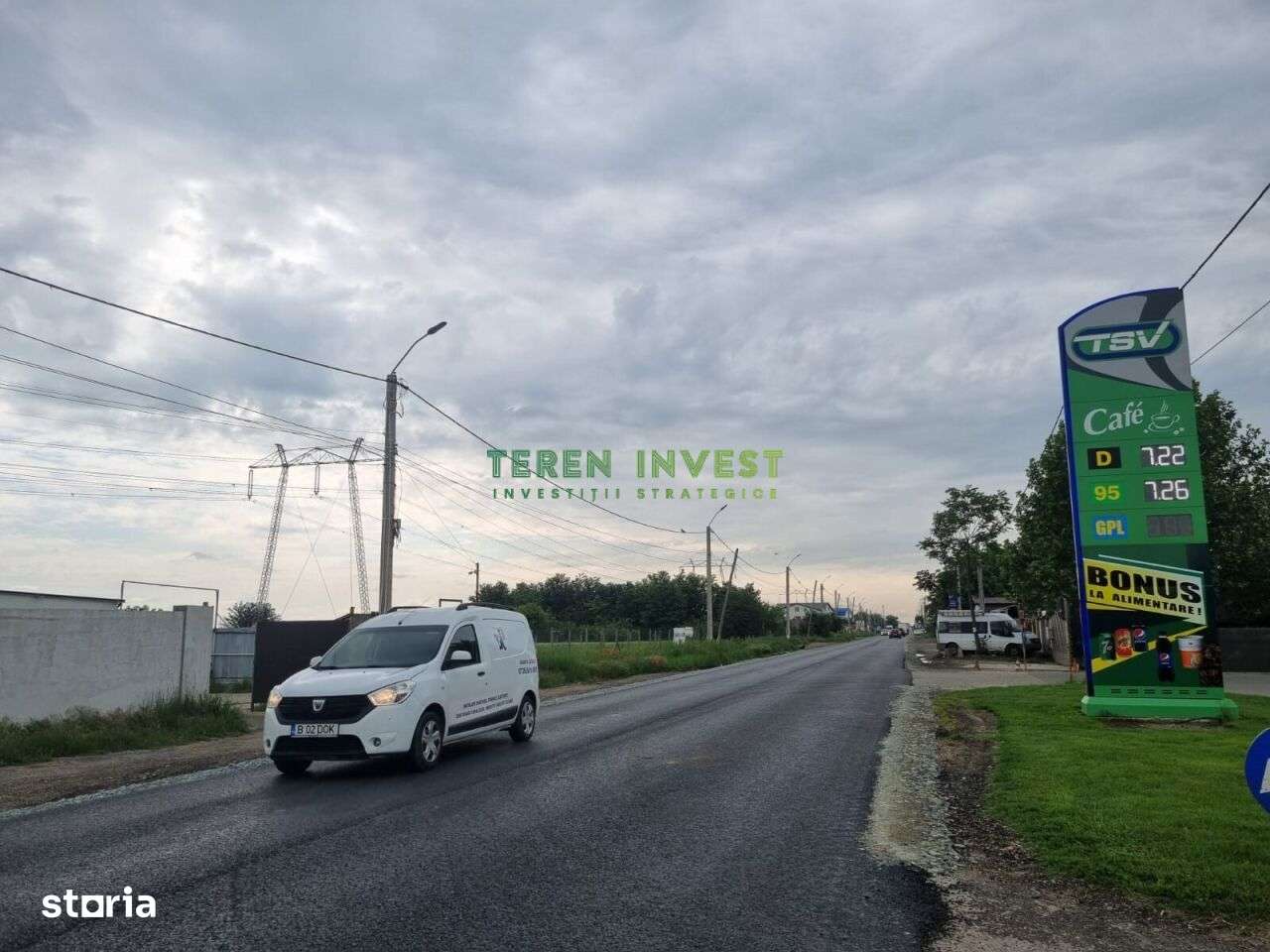 TEREN 5.4 HA PARCELABIL  PUZ APROBAT - DN 4 FRUMUSANI - Imagine principală: 3/4