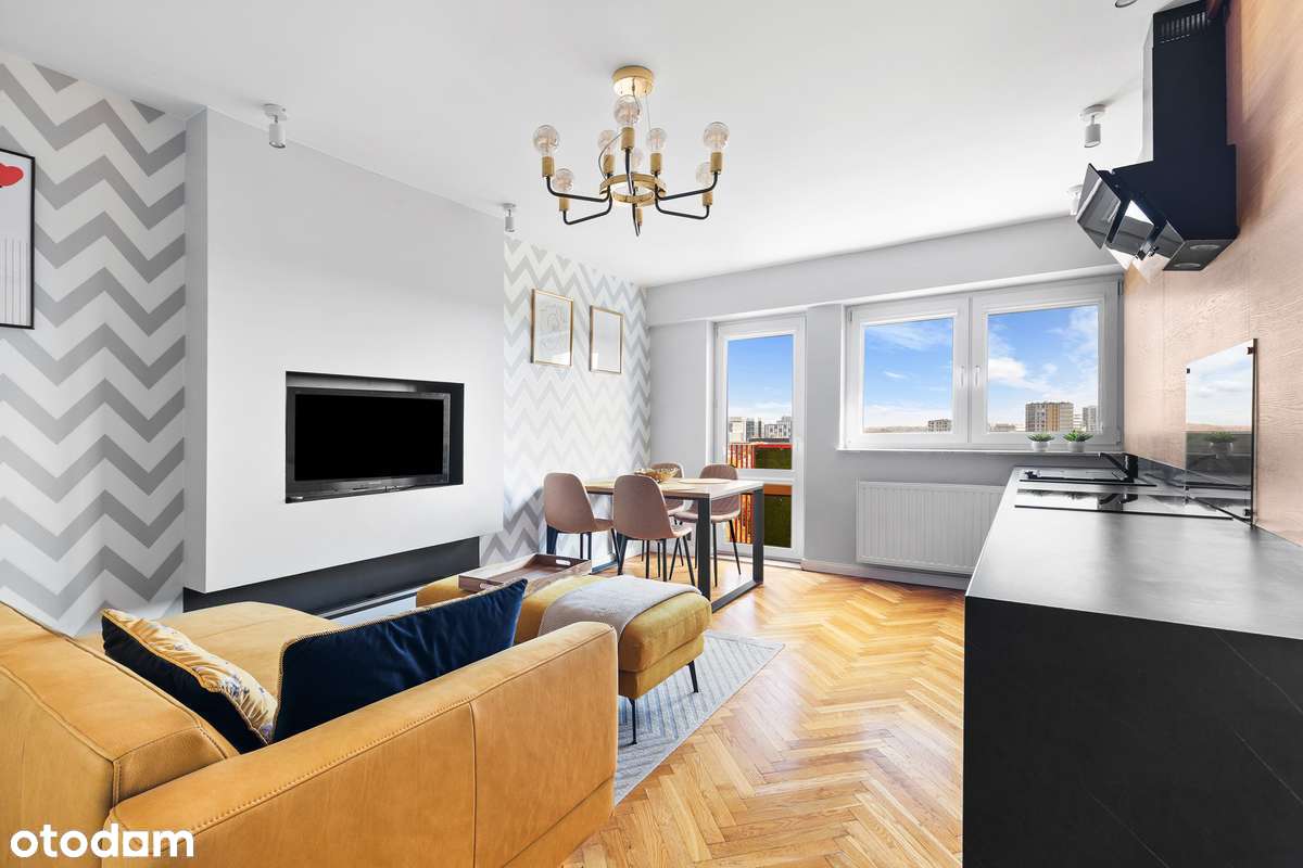 Nowoczesne 3-pok, piękny widok, balkon, piwnica, Mokotów - Pełny obrazek: 5/15