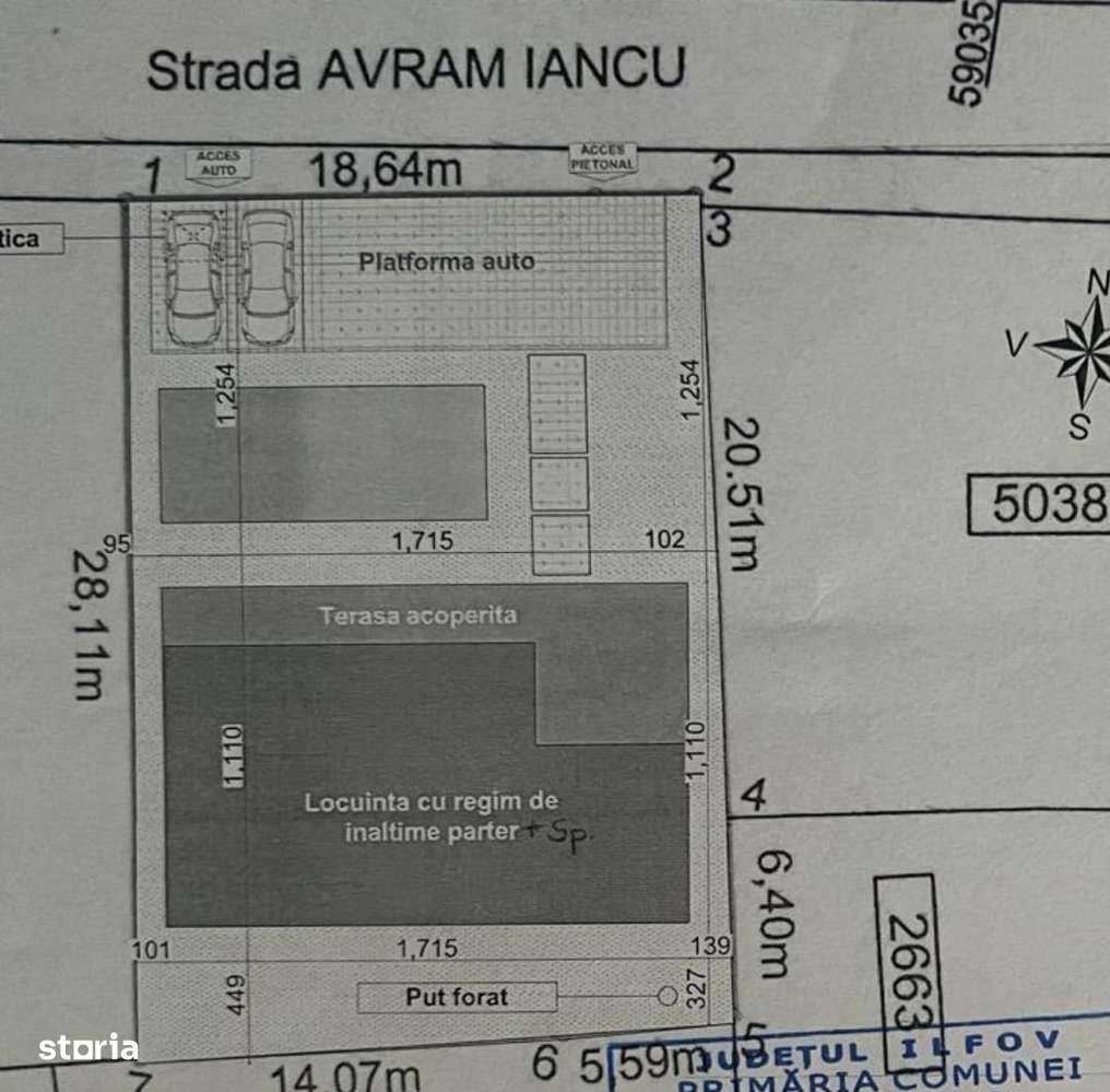 Teren de vânzare Tunari  Str Avram Iancu - Imagine principală: 5/5