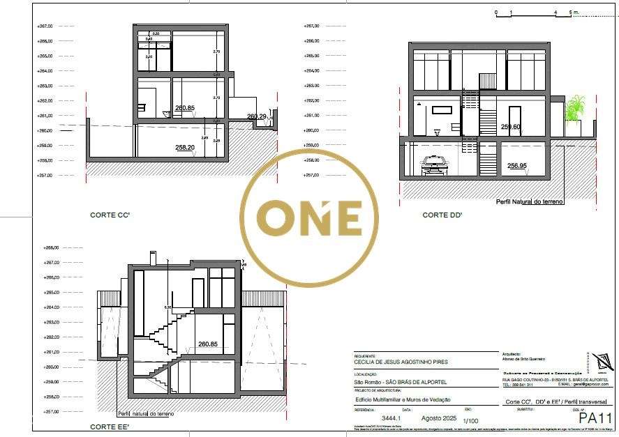 Terreno com projeto em fase de apreciação para construção de 3 moradia-14