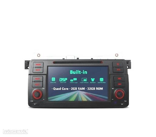 AUTO RÁDIO GPS ANDROID 10 PARA BMW E46 ROVER 75 MG ZT - 12