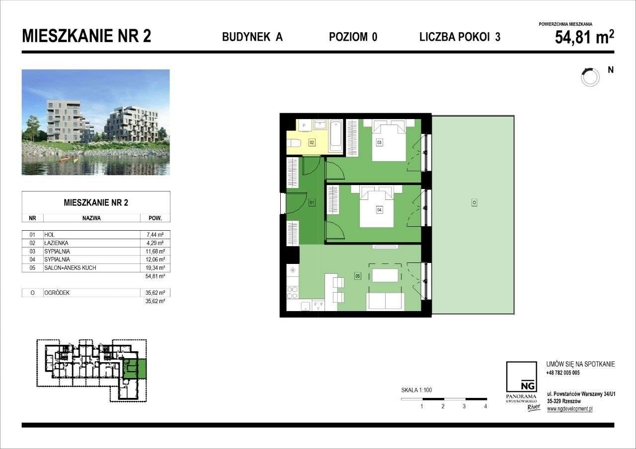 SPRAWDŹ | 3 pokoje| PK River| NG Development - Pełny obrazek: 2/7