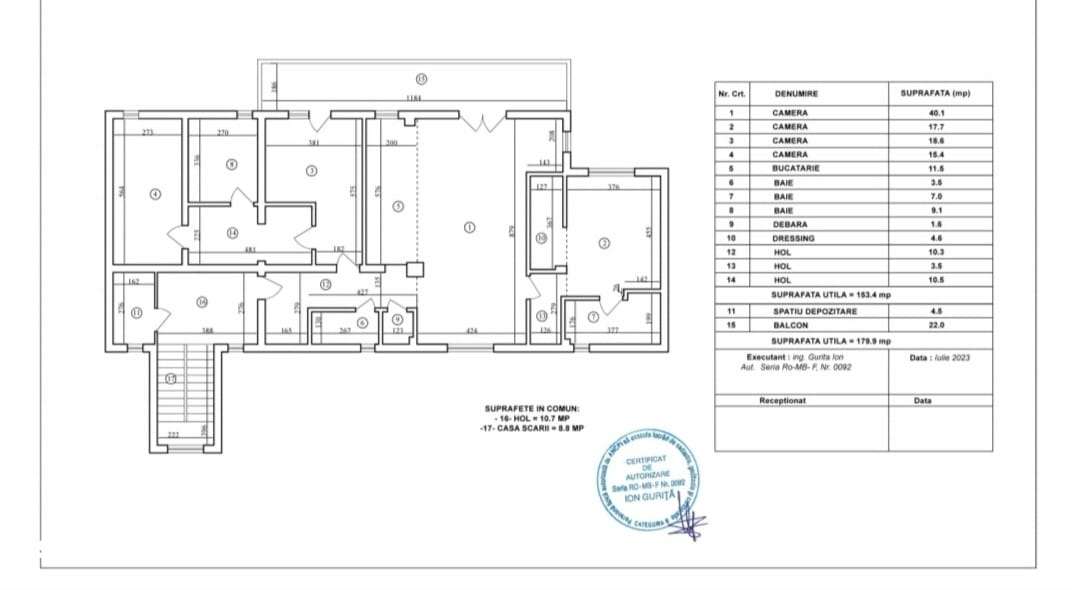 Otopeni Libertatii apartament 4 camere bloc boutique-15