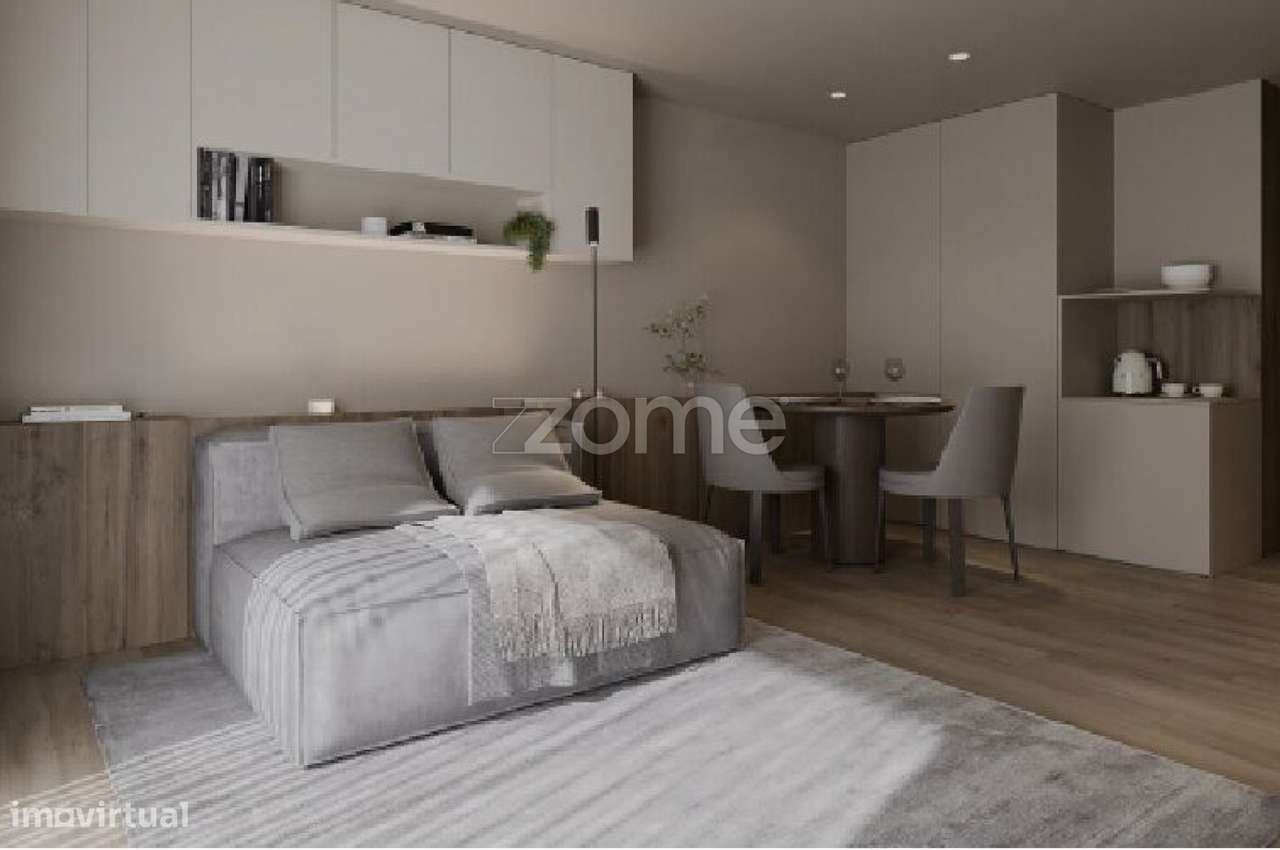 Apartamento T0 Novo em Condomínio Fechado "Acrescentar Residence" - Grande imagem: 2/13