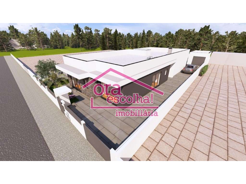 Moradia Isolada Térrea T3 + 1 NOVA com PISCINA e Anexo nos Redondos...-8