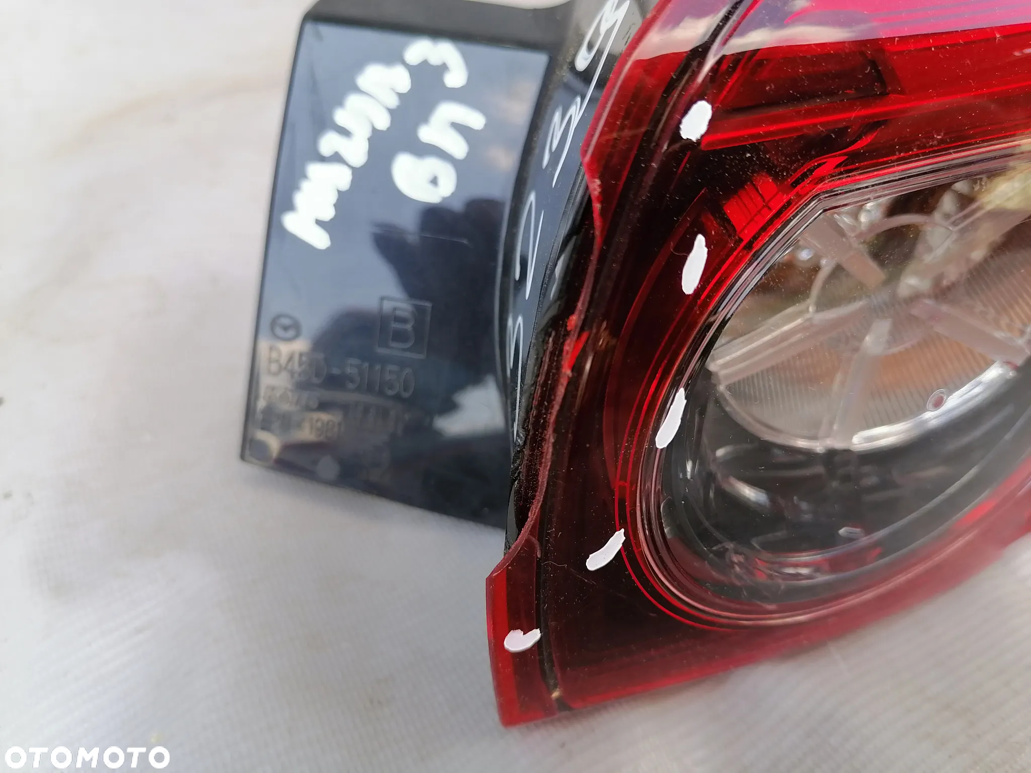 Lampa prawa prawy tył Mazda 3 BM 220-41981 - 5