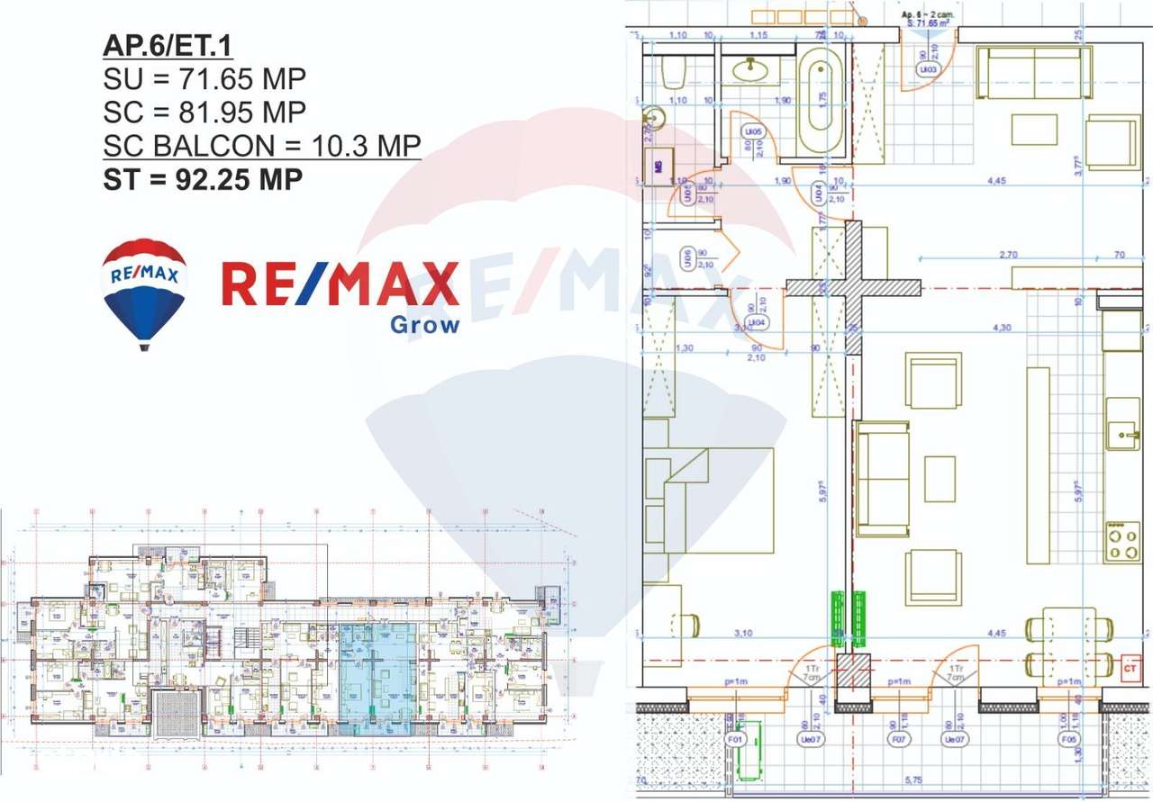 Apartament de vanzare bloc nou Bacau AP 6 - Imagine principală: 4/11