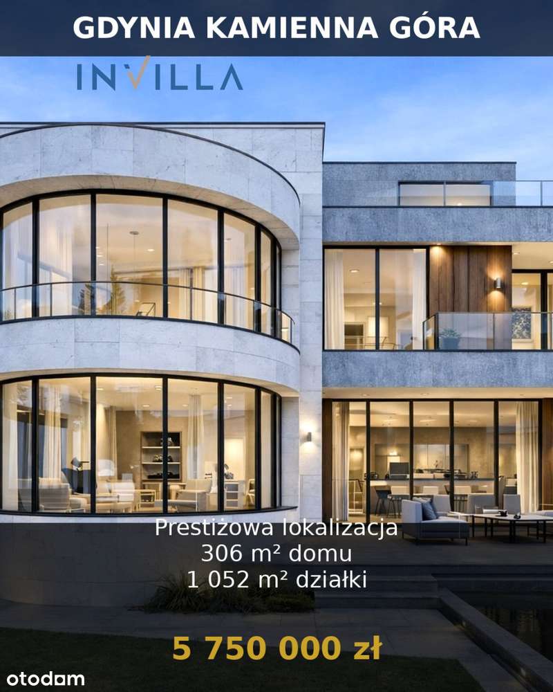 Willa z dużym ogrodem w Gdyni na Kamiennej Górze