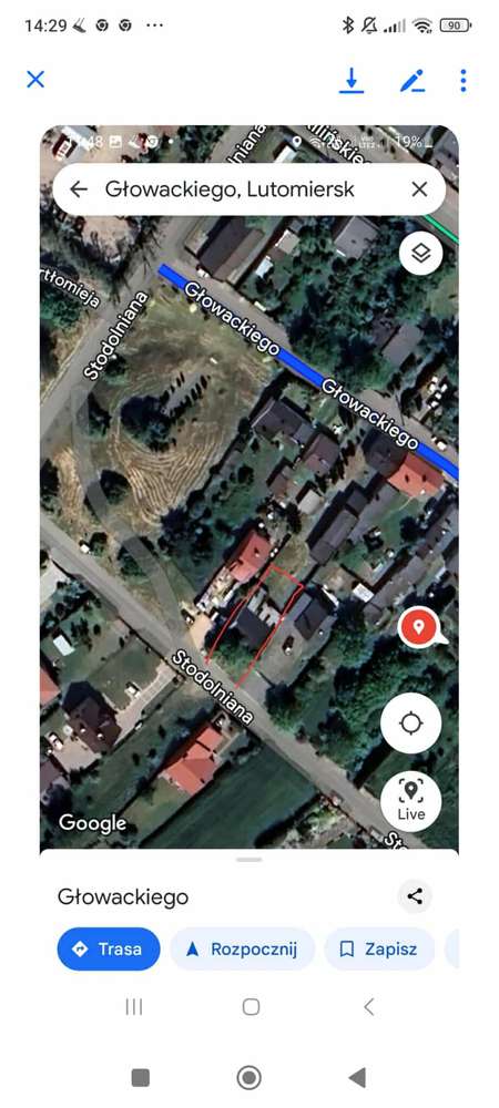 Budynek 147m2 na działce 298m2 Lutomiersk Centrum ul. Stodolniana-3