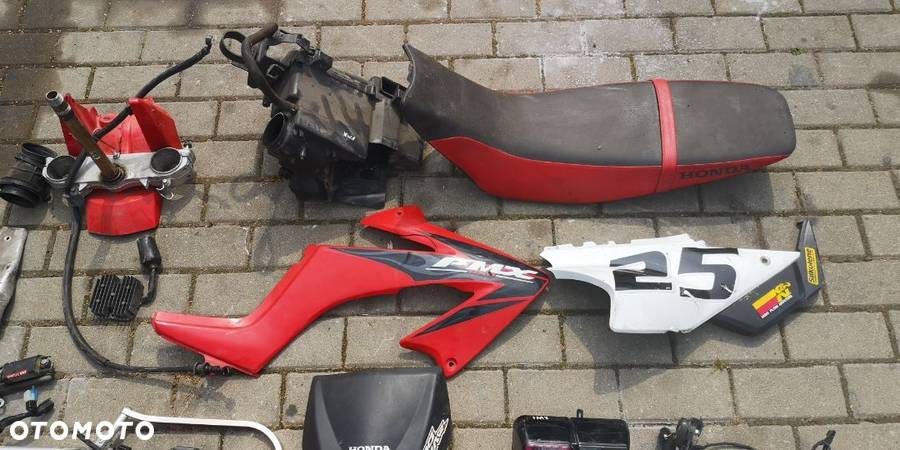 HONDA FMX 650 Gaźnik fotel lampa przełącznik półka filtr set podnóżek guma osłona wiązka moduł - 3