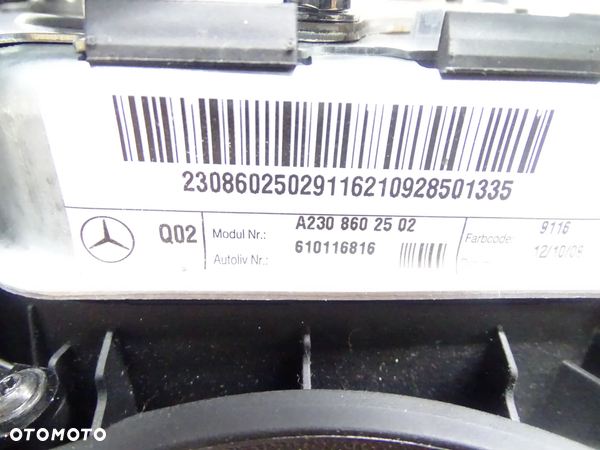 Mercedes CLS W219 Poduszka kierowcy airbag 2308602502 - 4