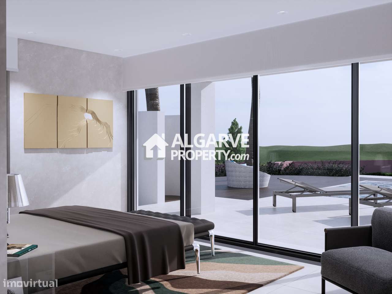 Luxuosa Residência Tranquila situada num terreno amplo em Lagos - Grande imagem: 4/32