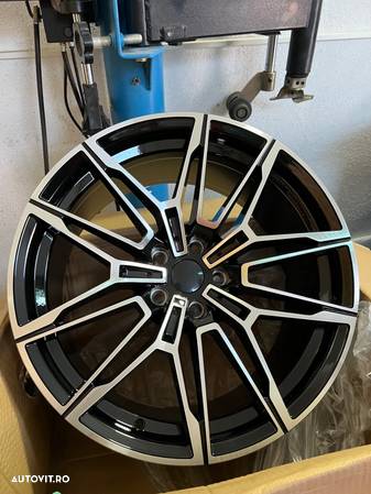 Jante BMW 19 R19 5x112 Black Machined Face BMW G20 G30 2018 UP Anvelope - 6