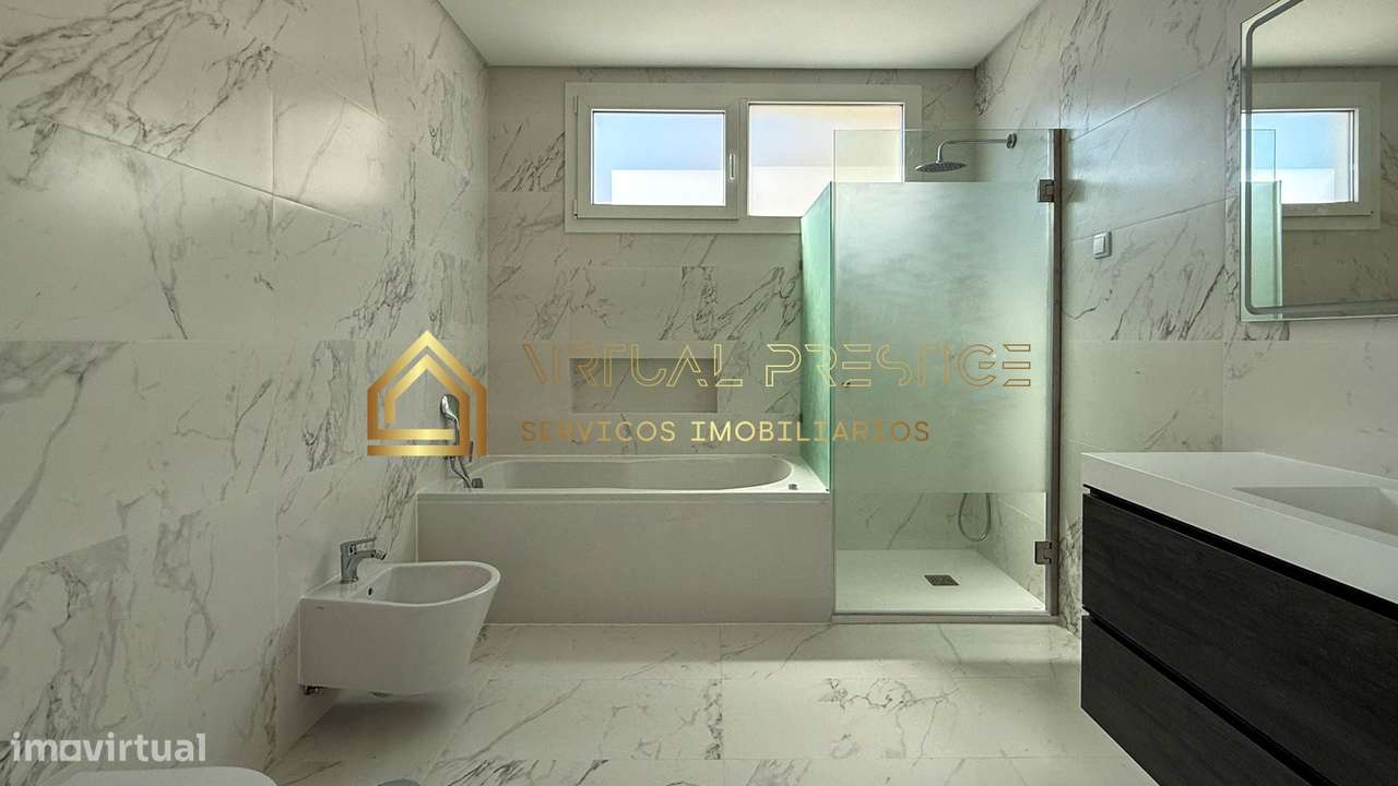 Moradia T4 Nova - 2 Suites - Piscina - Garagem - Valadares-22