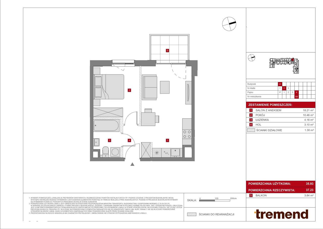 GOTOWE | 2 pokoje | widok na park | ostatnie piętro | BEZ PROWIZJI/PCC - Pełny obrazek: 2/4