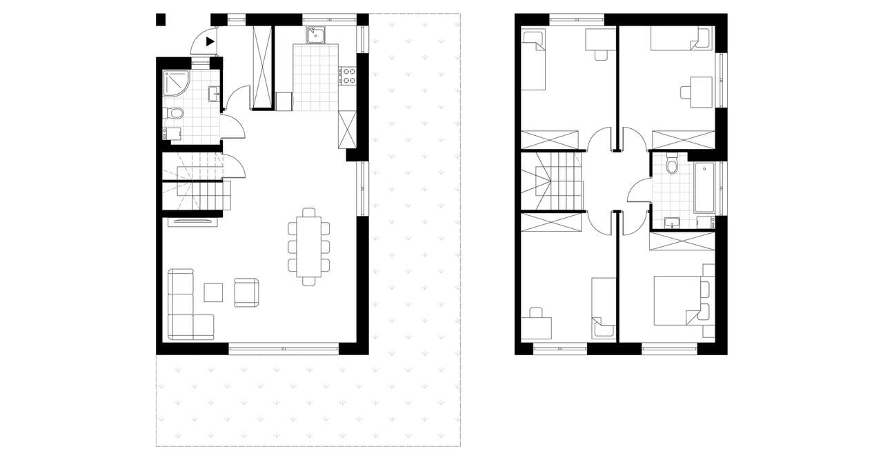 5-pokojowy dom 120m2 + ogródek Bezpośrednio - Pełny obrazek: 3/8