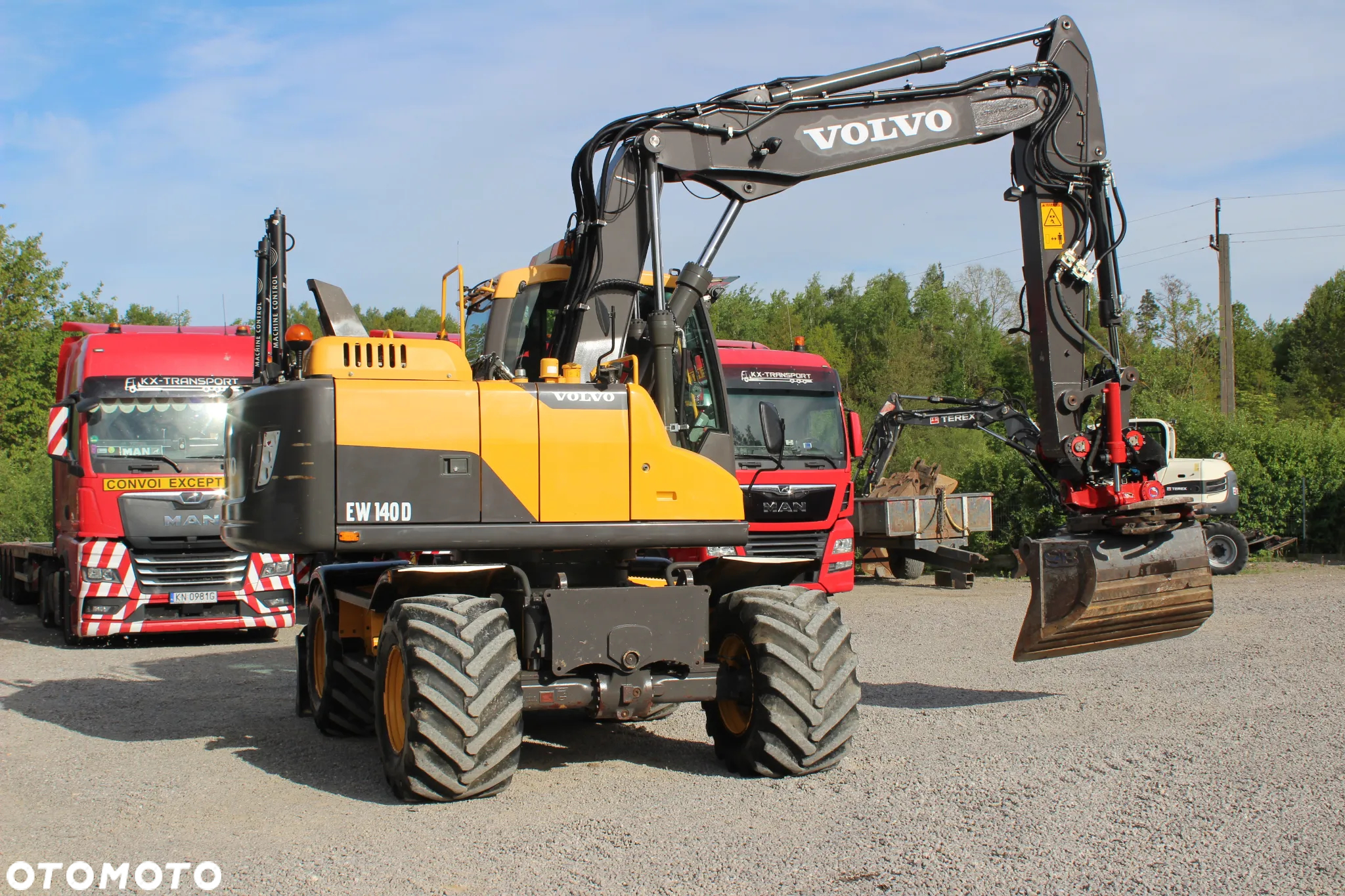 Volvo EW140D Rototilt Przyczepka Osprzęt Sprowadzona - 15