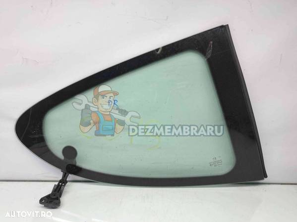 Geam caroserie fix dreapta Peugeot 207 (WA) [Fabr 2006-2012] OEM - 1